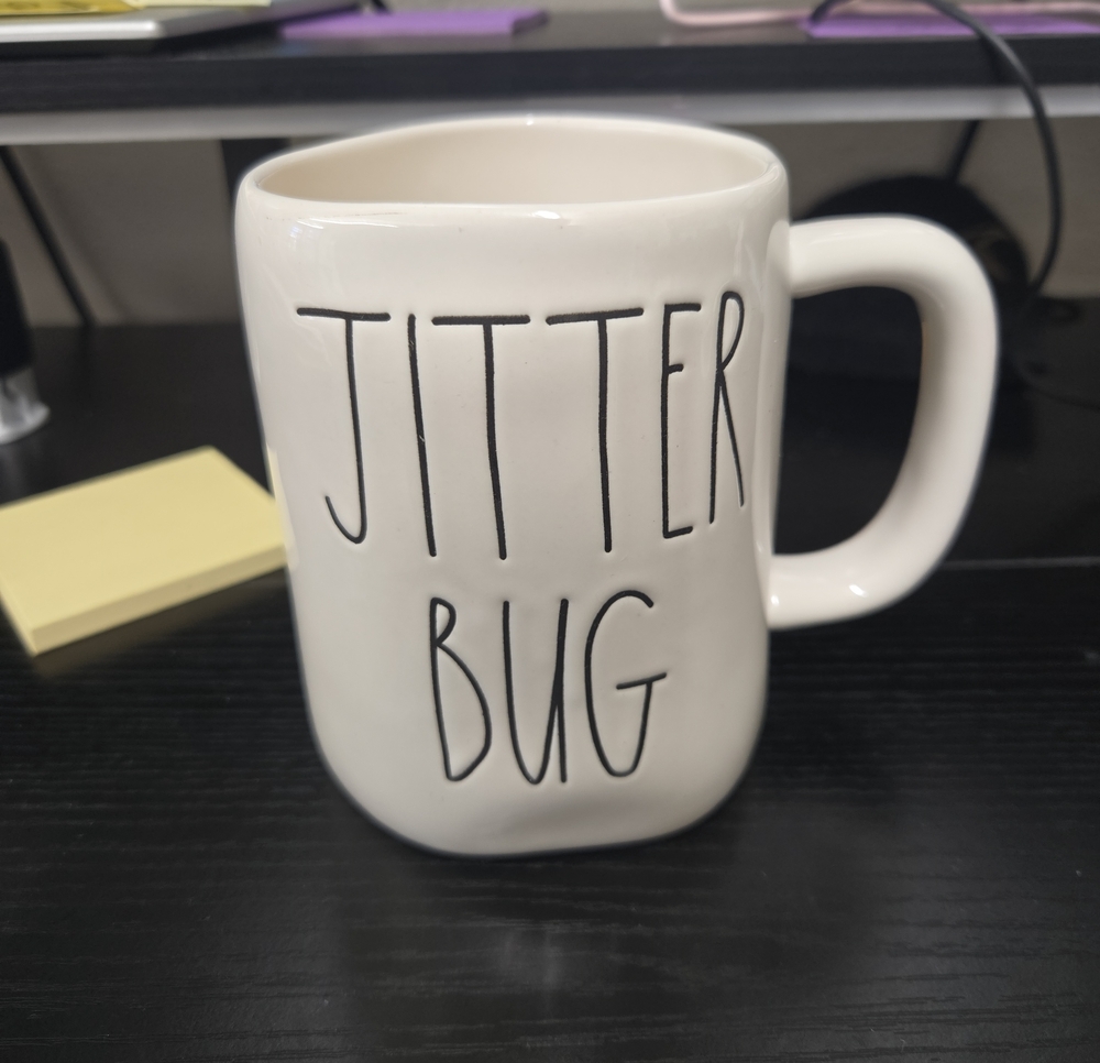 Rae Dunn JITTER BUG Mug